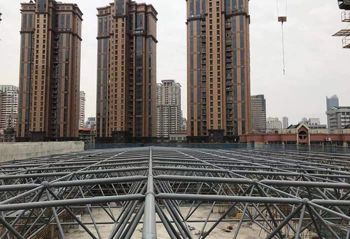 宜都螺栓球网架结构